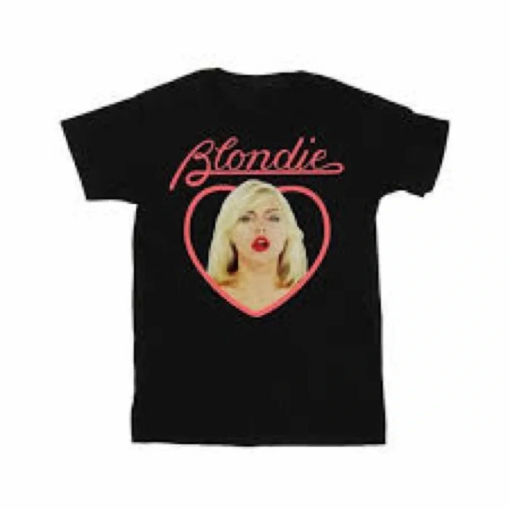 Blondie Womens Heart Face Cotton Boyfriend T-Shirt Size Small - Picture 2 of 5